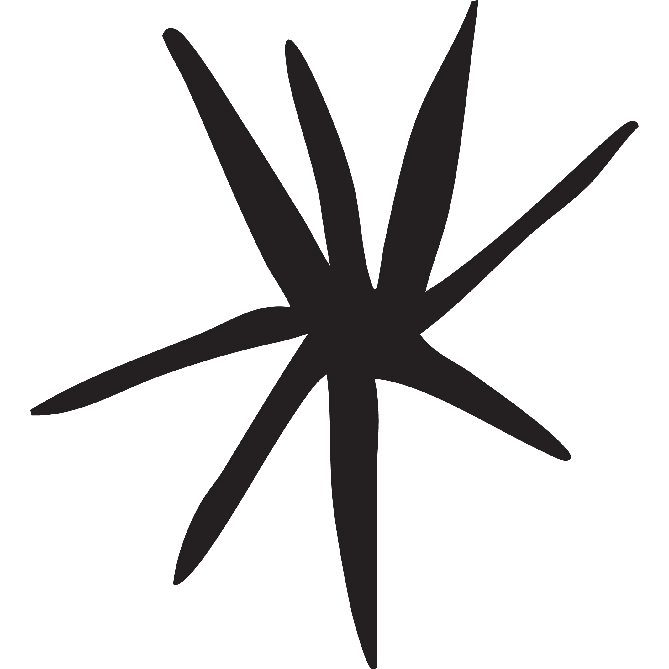 Black, wonky Star. If you click it, you can see my posters.
